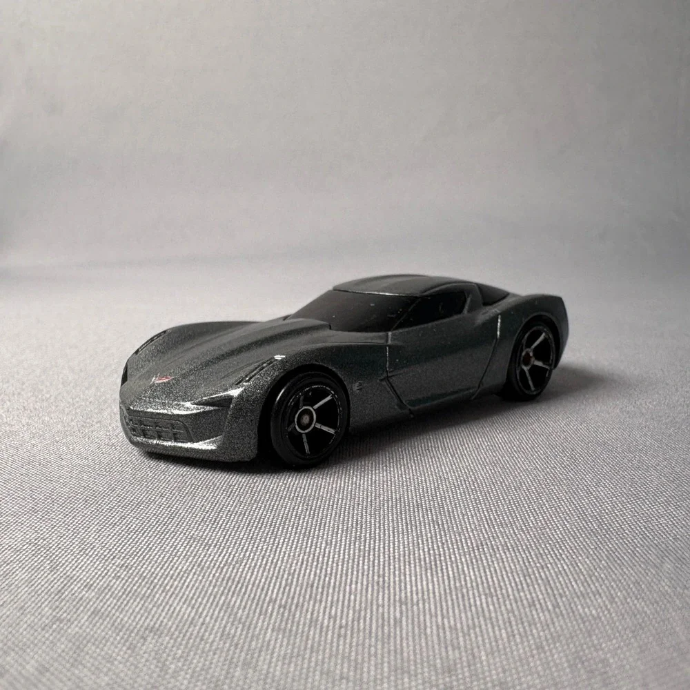 Hot Wheels 2009 Corvette StingRay Concept Metallic Grey Diecast Car B35 Malaysia